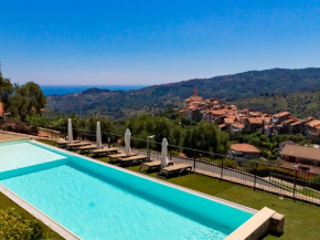 Gloria del Mare - swimming pool with nice sea view Civezza
